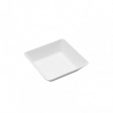 PIATTINO MINI BIOCOMPOSTABILE IN POLPA DI CELLULOSA QUADRATO