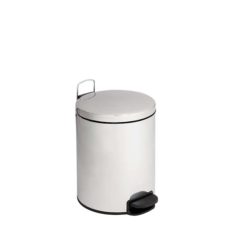 PATTUMIERA INOX CON COPERCHIO E PEDALE BIN