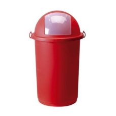 BIDONE IN PLASTICA COLORATO PUSH