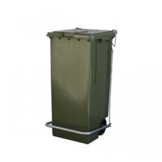BIDONE MAX COLORATO CON RUOTE, COPERCHIO E PEDALE