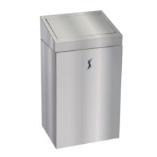GETTACARTA CON COPERCHIO PUSH BRINOX