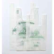 BUSTE SHOPPERS CON MANICO BIODEGRADABILI x 500 PZ