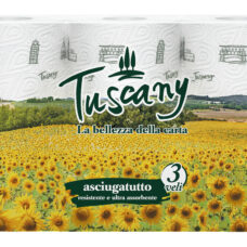 ROTOLI ASCIUGATUTTO x 3 ROTOLI TUSCANY 3 VELI